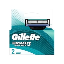 3 Adet Gillette Mach3 Sport Yedek Bıçak 2'li