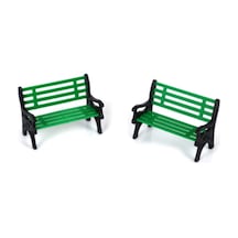Delrey Plastik Maket Bank Yeşil 1/25 2'li