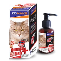 Zonaks Omega Fısh Plus Cat 100 Ml-bağışıklık Sistemi Güçlendirici Balık Yağı