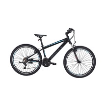 Bisan Cooper Dağ Bisikleti 35 Cm V 26 Jant 21 Vites Mat Siyah Mavi Siyah Mavi