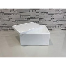 Strafor Kutu Beyaz Köpük 15 KG Et Balık Gıda Termos Taşıma Kutusu