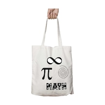 Art Hediye Pi Sayısı Sonsuz Matematik Plaj Omuz Bez Çanta Çok Renkli