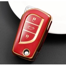 Toyota Uyumlu  COROLLA AURİS YARİS VERSO AVENSİS ANAHTAR KORUMA KILIF
