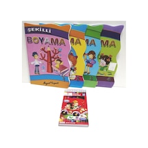 Boyama Seti 4 Kitap Ve 12 Renk Boyama Kalemi
