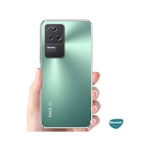 Xiaomi Poco F4 İçin Kılıf Transparent Soft Şeffaf Poco F4 İle Uyumlu Kılıf - Şeffaf 50 x 22