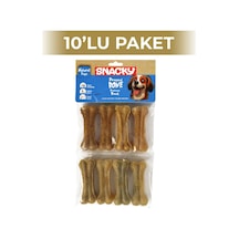 Snacky Natural Köpek Çiğneme Kemiği 7,5 Cm 8'li 10 Paket