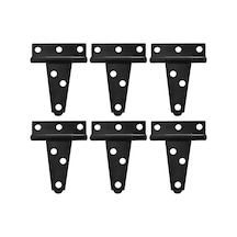 Suntek T Kayış Menteşe Paslanmaz Siyah Üçgen Ahır 2inç