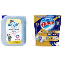 Bingo Çamaşır Suyu 4 Lt + Pro Tablet 60'lı 2'li Set