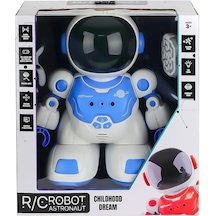 Pasifik Toys Uzaktan Kumandalı Akıllı Astronot Robot Işıklı Sesli Mavi Db05 Mavi