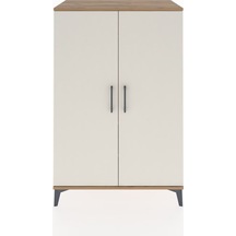 Hyperion Dolap 2 Raflı 2 Kapaklı Tek Askılı 88x44x134 Çam-aytaşı Çam