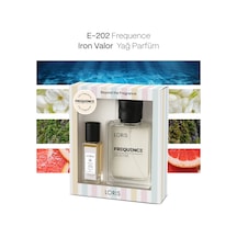 E-202 Erkek Parfüm 50 Ml Ve Iron Valor Parfüm Yağı 8 Ml Özel Kutulu Odunsu