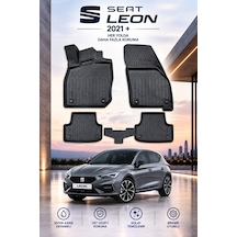 Seat Leon 2021+ Otomatik Aracınıza Özel Üretim Havuzlu Paspas Takımı A+ -mod-