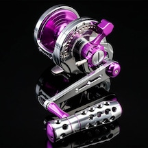 Jigging Master Monster Game Pe3 Turbo Knob Sağ Kol Titanium Purple Jig Olta Makinesi