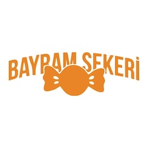 Bayram Şekeri Araba Sticker 17x17 Cm Turuncu