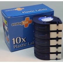 Ecotag Dymo Letratag Muadili Kağıt Şerit Etiket Beyaz 10 Lu Eco P