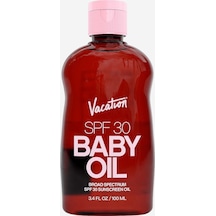 Vacation Vacatıon Baby Oil Spf 30 Güneş Koruyucu Yağ, Doğal Parlaklık 3.4oz Vücut Yağları
