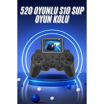 Mey İthalat 2.4 İnç Ekran 520 Oyunlu Retro Temalı Kablosuz Oyun Kolu El Atarisi