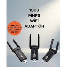 Yüksek Hızlı Usb Wifi Adaptörü 5g Destekli Dual-band