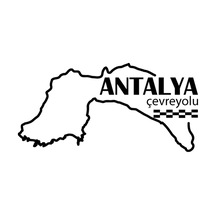 Antalya Çevreyolu Sticker 12 9 Cm