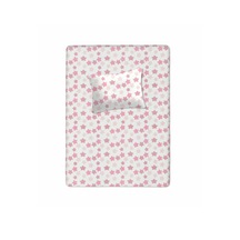 %100 Pamuklu Bebek Aparalı Çarşaf 115x150 + Bebek Yastık Kılıfı 35x45 Yıldız Desen