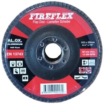 Fireflex 115x22 Mm Alüminyum Flap Disk Zımpara A60 Kum 10 Adet