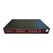 16 Port 200W 01/100 2 Gigabit Uplink Port 1 SFP Poe Switch