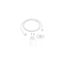 Apple İphone Uyumlu 20w Hızlı Şarj Aleti Seti- 20w Adaptör+usb-c Kablo