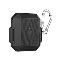 Kilifone - Airpods Uyumlu Airpods - Kılıf Airbag 09 Silikon Kılıf - Siyah