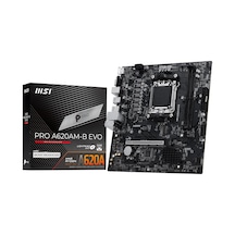 Mb Pro A620am-b Evo Am5 Ddr5 6800mhz Oc Argb Hdmı Vga M.2 Usb3.2 Jargb V2 Matx