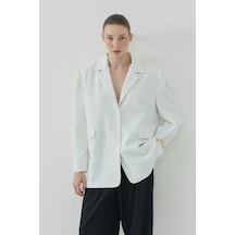 Sena Güven Arwen Blazer Ceket Ekru