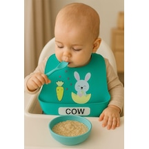 Silikon Bebek Mama Önlüğü Çocuk Mama Önlük Leke Tutmaz Yıkanabilir 762198949