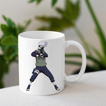 Anime Naruto Kakashi Hatake Action Tasarımlı Bardak Siyah