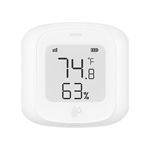 Zigbee Sıcaklık Lcd Ekranlı Akıllı Sıcaklık Nem Monitörü Beyaz