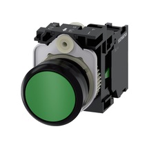 Siemens 3su1150-0ab40-1ba0 - 22mm Metal Yeşil 1no Yay Dönüşlü Buton