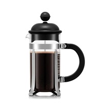 Caffettiera Kahve Presi French Press Sistemi, Kalıcı Paslanmaz Çelik Filtre - 0,35 Litre , Siyah Diğer
