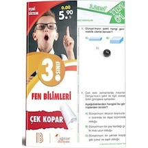 3. Sınıf Fen Bilimleri Çek Kopar Yaprak Test
