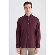 D'S Damat Ds Damat Comfort Bordo Gabardin Gömlek 5hc02kx03327m B01 D'S Damat Ds Damat Comfort Bordo Gabardin Gömlek 5hc02kx03327m B01