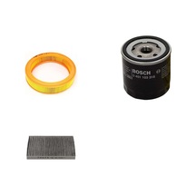 Bosch Filtre Bakım Seti Seat Cordoba 1.6 Benzinli 75 Beygir 1997-2001 Hava + Yağ F. + Polen Filtre Bosch