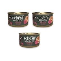 Schesir After Dark Parça Etli Tavuk Ve Sığır Etli Kedi Konserve 80 Gr. X 3 Adet