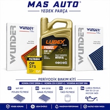Honda Civic 1.8 İ-vtec Honda Cr-v 2.0 İ-vtec Hyundai Accent Era 1.5 Crdi Periyodik Bakım Seti