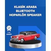 Znv Zenvia Mey İthalat Retro Araba Şekilli Kablosuz Bluetooth Hoparlör Znv2025 Cmn