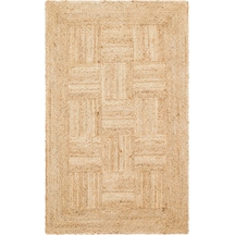 Eko Halı Echo Ech 06 Natural Xw El Dokuma Naturel Jüt Hasır Halı - 120X180