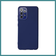 Trendexa Samsung Galaxy A33 5g Kılıf Lansman Glass Kapak - Sky Blue Mac