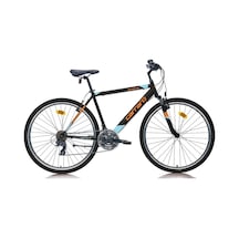 Carraro Active 290 V Fren 21 Vites 28 Jant Şehir Bisikleti Siyah Turuncu Mavi 49 Kadro Çok Renkli