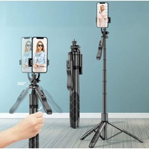 Coverzone Profesyonel Tripod Ve Selfie Çubuğu L16 Bluetooth Uzakt