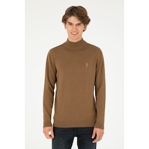 U.s. Polo Assn. Erkek Haki Melanj Kazak /triko 50288887-vr125 Haki Melanj