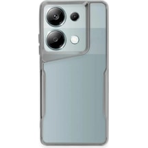 Hnrlıshp Newface Xiaomi Redmi Note 13 Pro 4g Kılıf Boyi Silikon Kapak - Gümüş