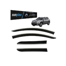 Sunplex Kromlu Cam Rüzgarlığı Dacia Duster 2018-2024 İle Uyumlu