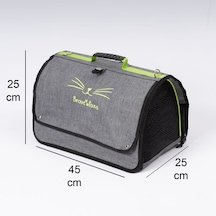 Yıkanabilir Plastik Fileli Kedi Köpek Taşıma Çantası Flybag Model