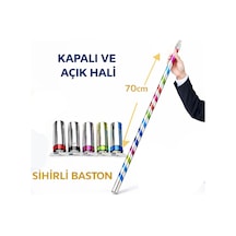 Sihirli Açılır Baston Mendilden Bastona İlizyon Oyunu 70 Cm